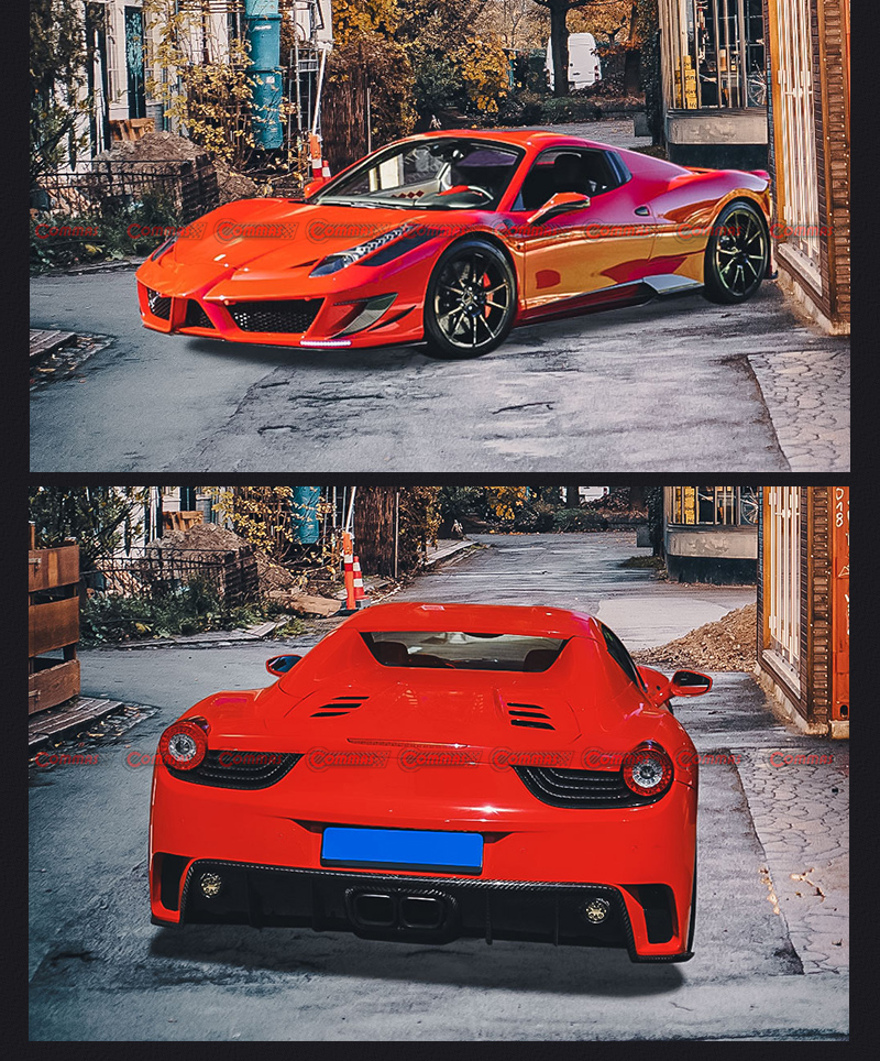Bodykit im Mansory-Stil f&uuml;r Ferrari 458