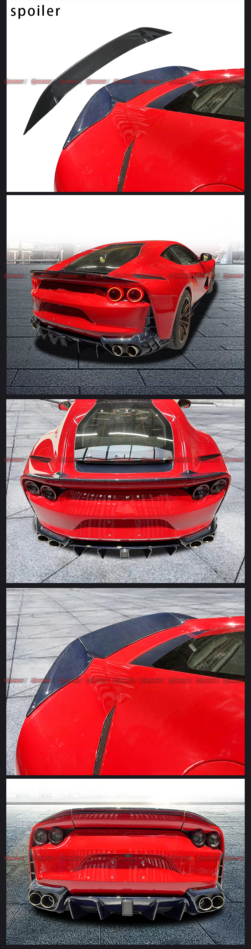 Ferrari 812 Ducktail-Spoiler