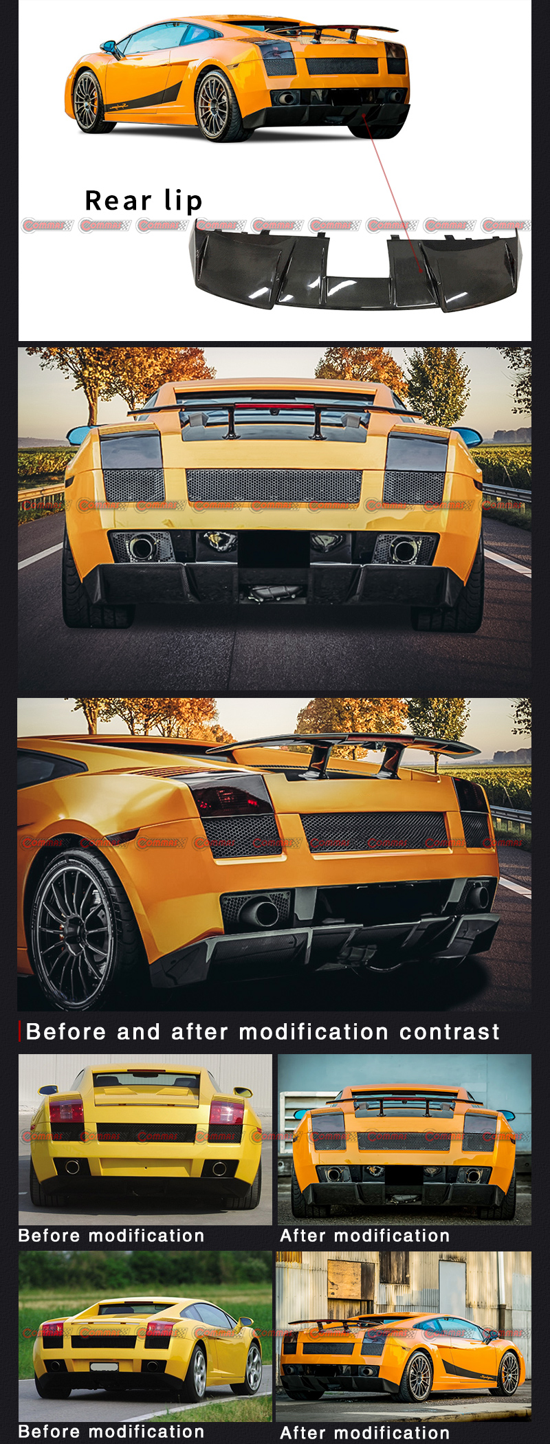 DMC Lambroghini Gallardo Hecklippe