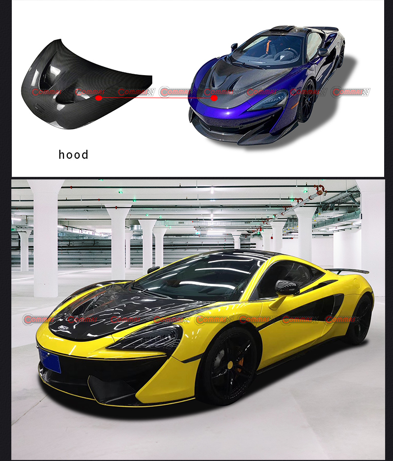Motorabdeckung im P1-Stil f&uuml;r McLaren 540c