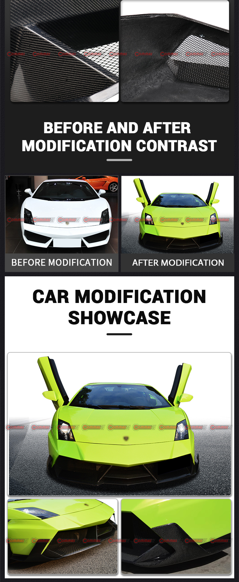 Bodykit im Lambroghini Gallardo DarwinPro-Stil