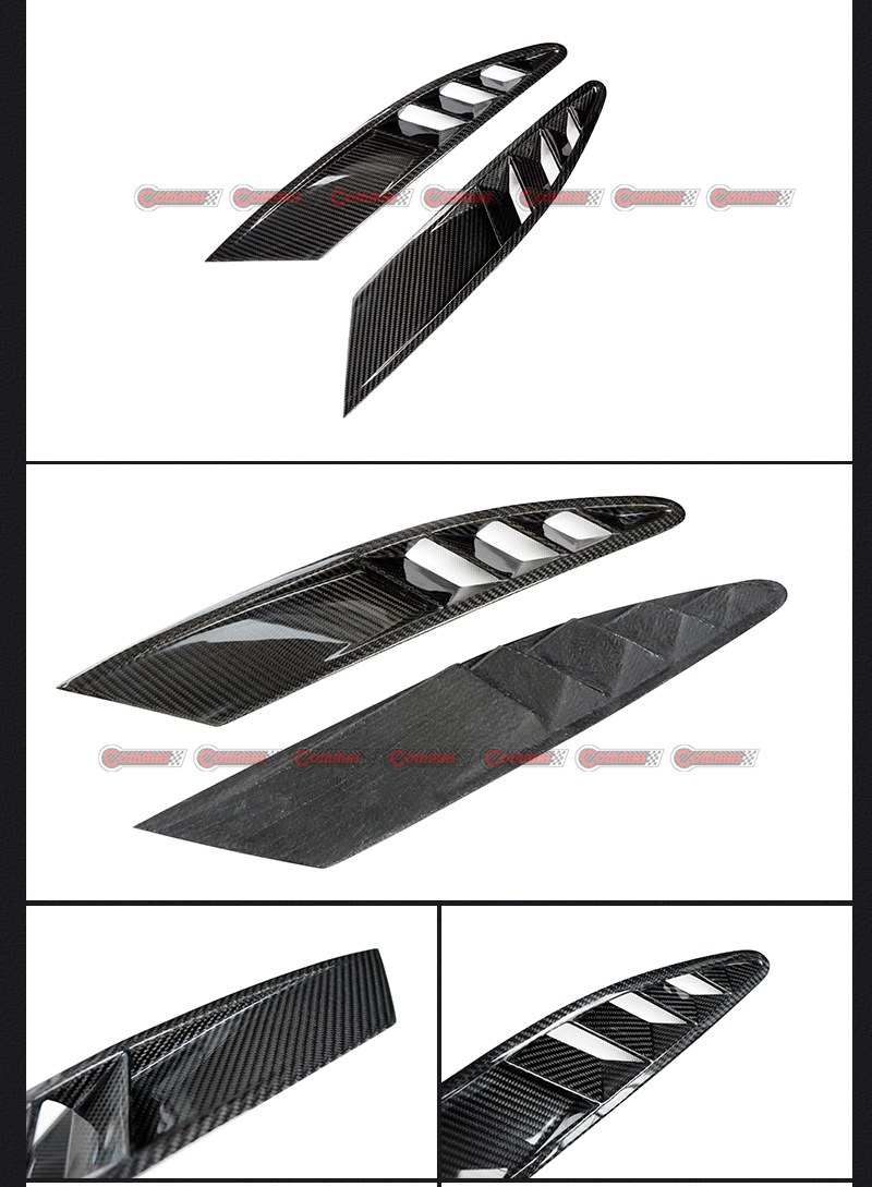 F458 Seitenschlitze der vorderen Sto&szlig;stange