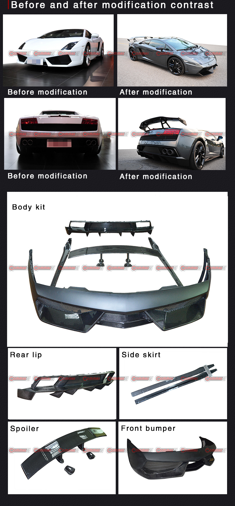 Lambroghini Gallardo DMC Bodykit