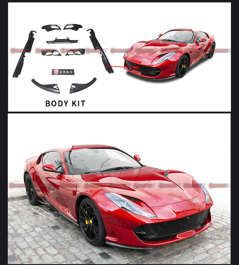 Ferrari 812 Superfast Bodykits im OEM-Stil