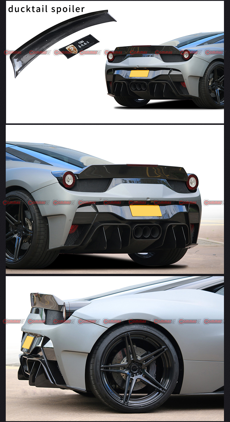 F458 Ducktail-Heckspoiler