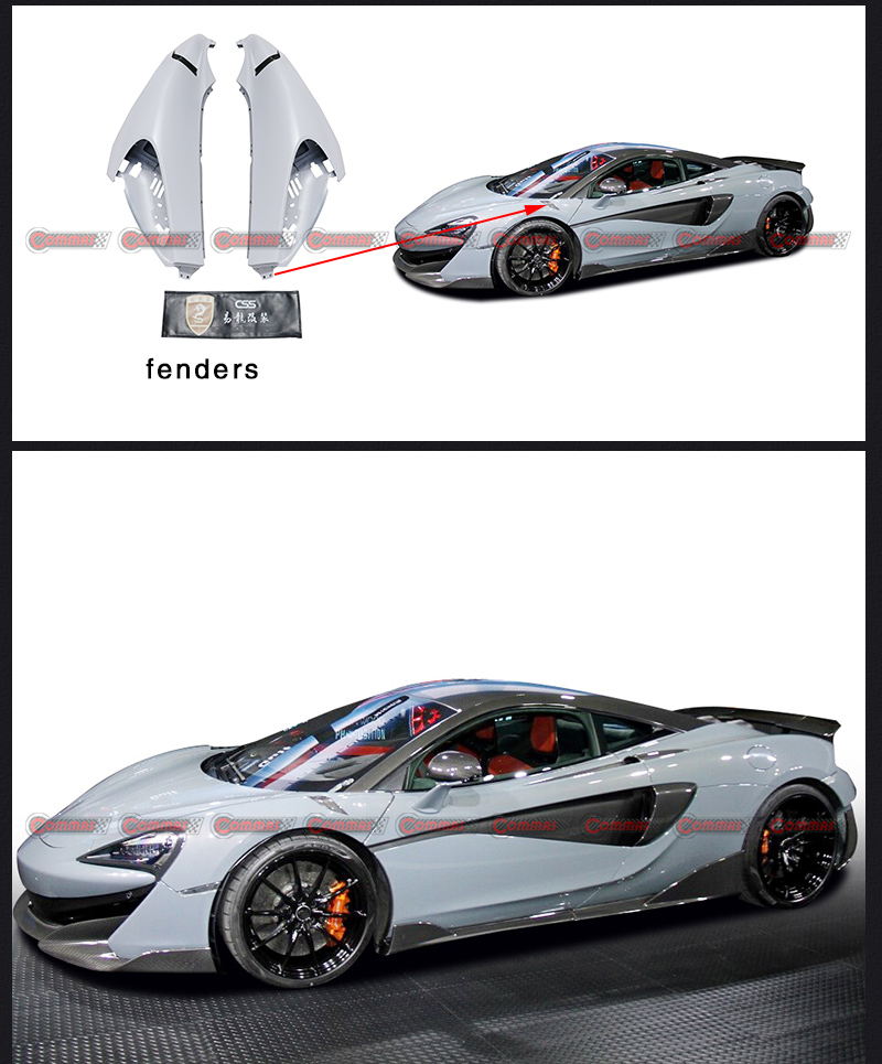 MSO Mclaren 540c vordere Kotfl&uuml;gel