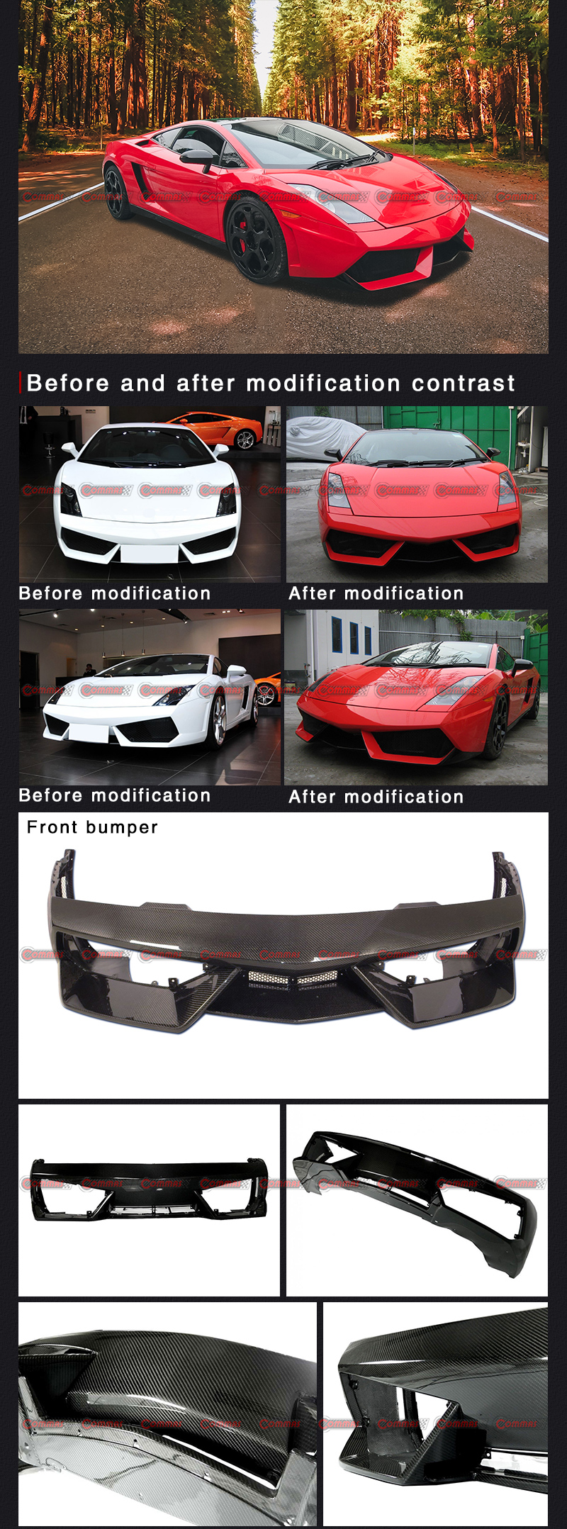 OEM Lambroghini Gallardo Frontsto&szlig;stange