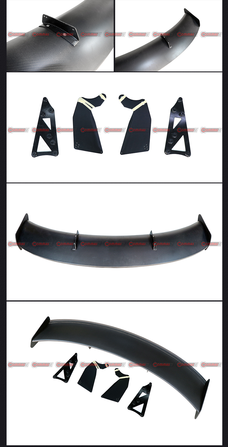 GT4-Stil Mclaren 540c Heckspoiler