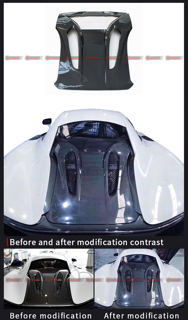 Motorabdeckung f&uuml;r den hinteren Kofferraum