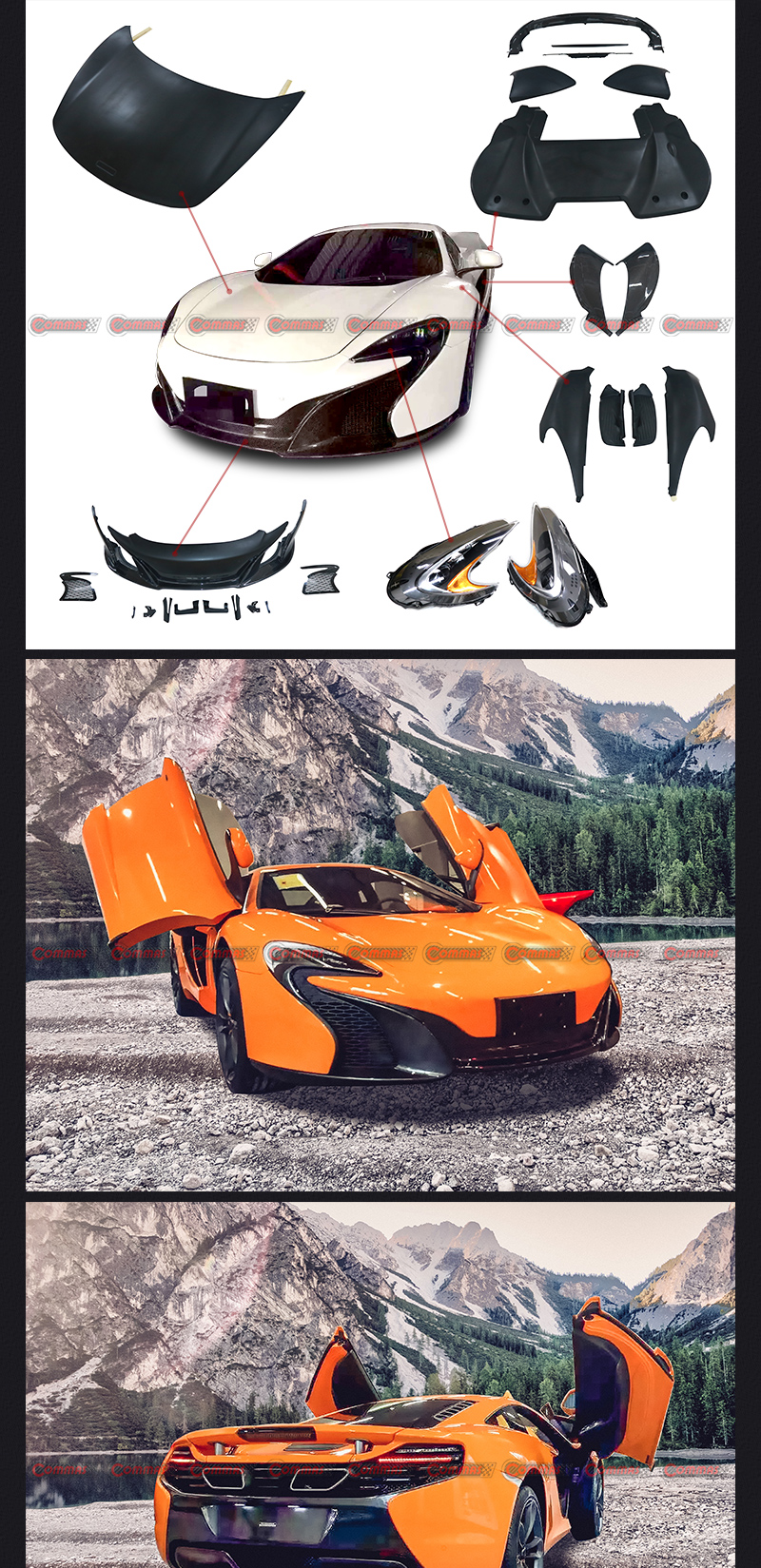 McLaren MP4 Upgrade 650s Bodykit