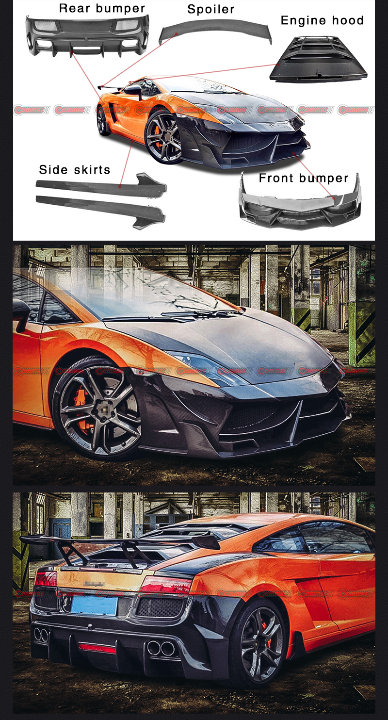 Lambroghini Gallardo-Bodykit im LP700-Stil