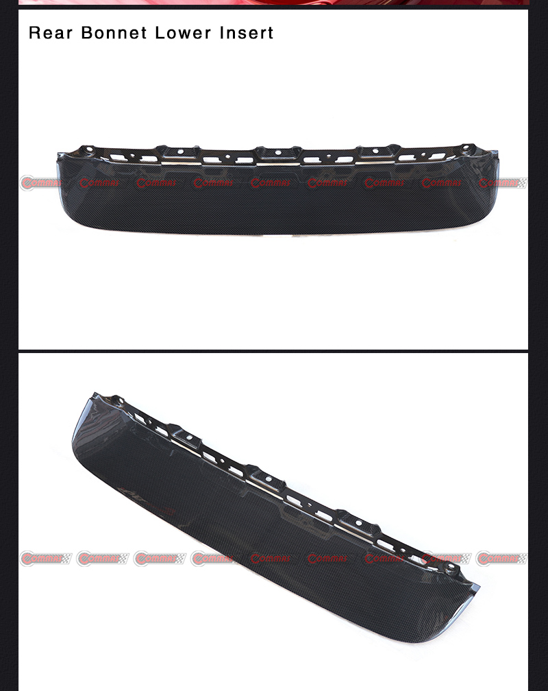 Unterer Einsatz f&uuml;r die hintere Motorhaube des Ferrari 812