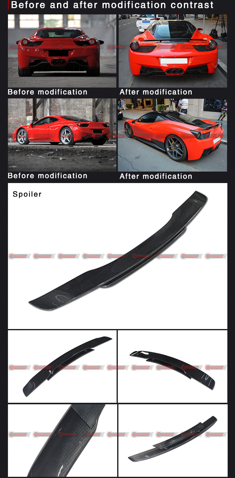 Ferrari 458 Novitec Heckspoiler