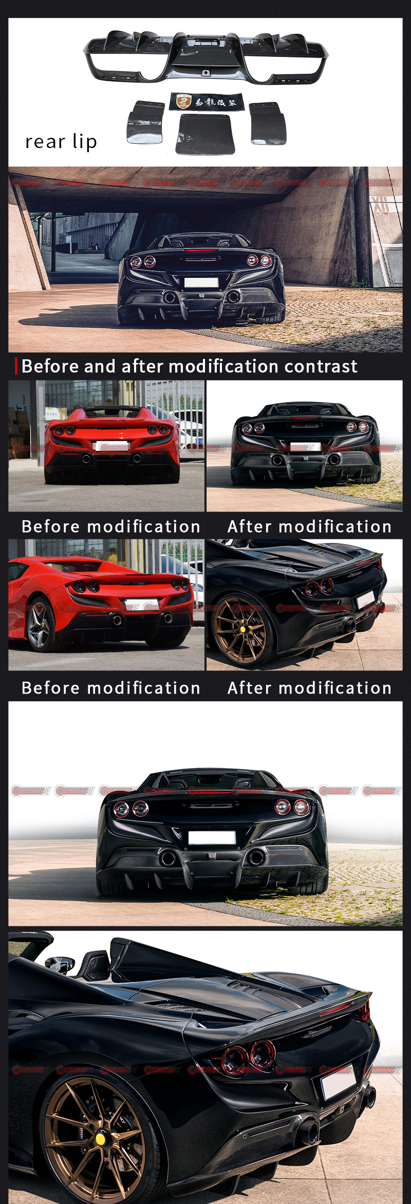 F8 Novitec Heckdiffusor