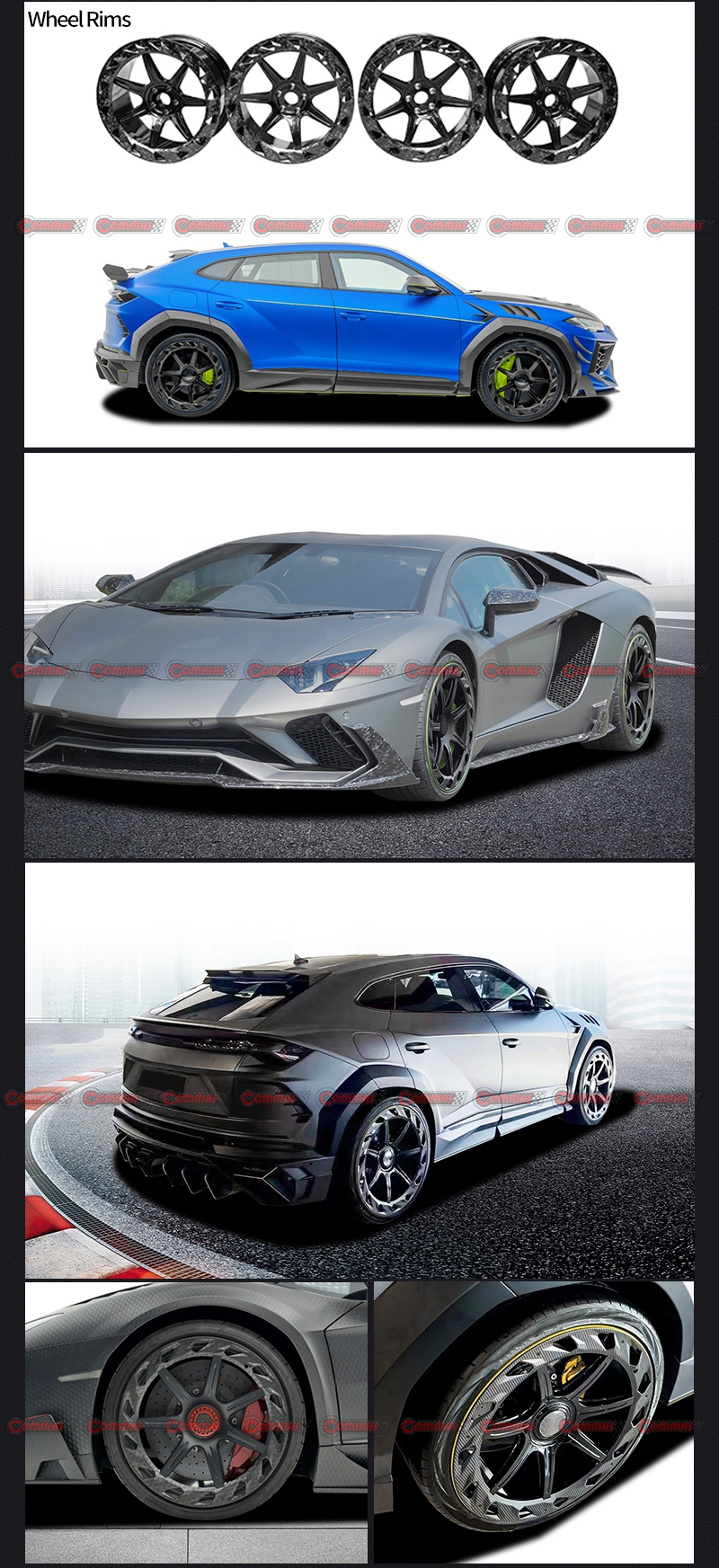Lambroghini Urus Mansory Felgen