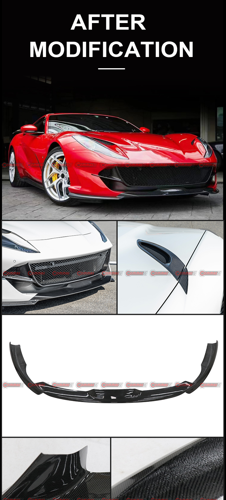 Novitec Style Trockenkarbonfaser-Bodykits f&uuml;r Ferrari 812