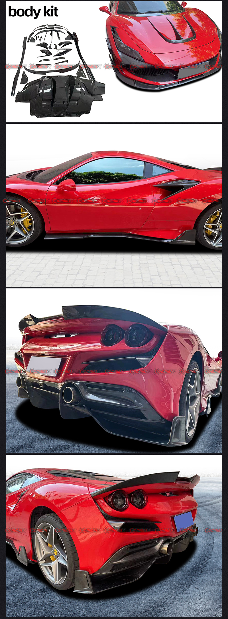 Bodykits f&uuml;r Ferrari F8