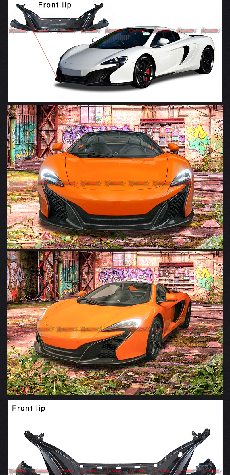 OEM McLaren 650S Frontlippe