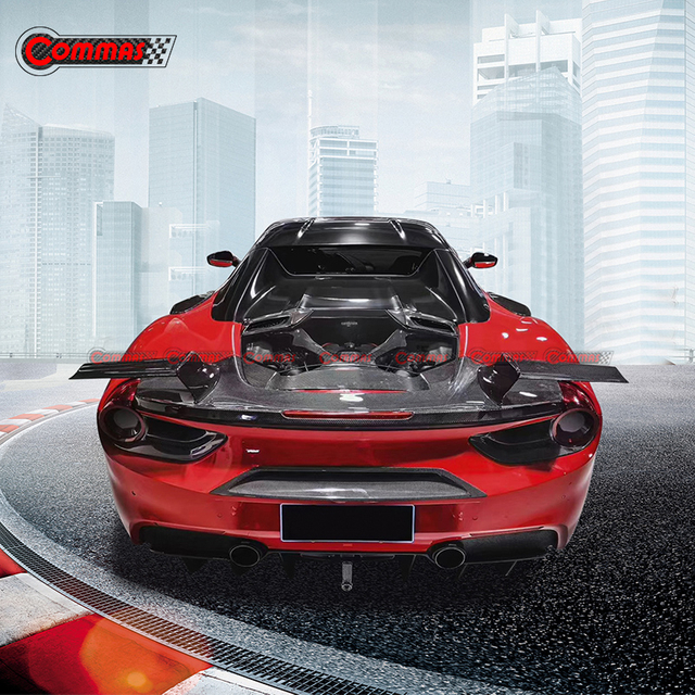 Mansory Style Kohlefaser-Heckspoilerflügel für Ferrari 488