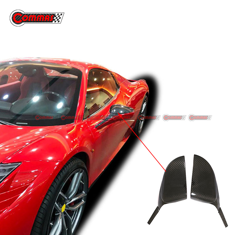 Kohlefaser-Rückspiegelabdeckung für Ferrari 458