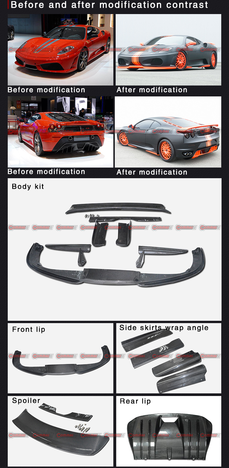 F430 Hamann Bodykit
