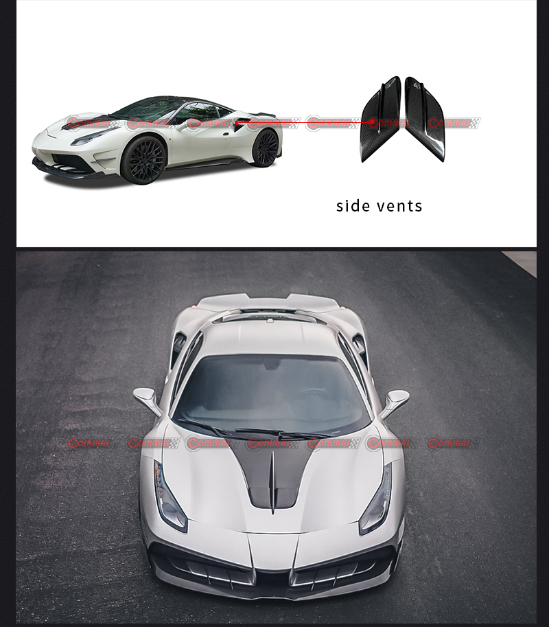 Ferrari 488 mansory Seitenschlitze