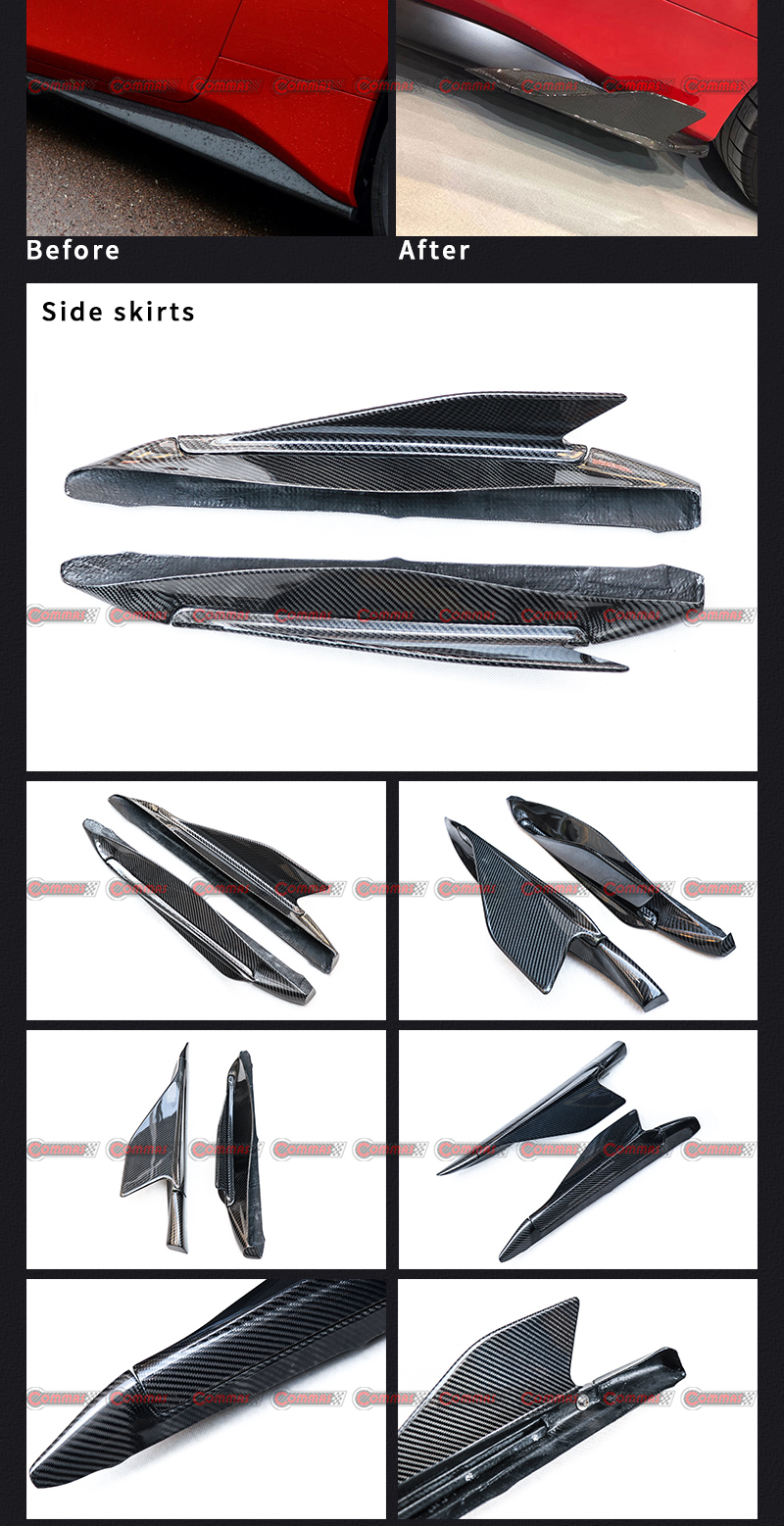 Ferrari 488 Capristo Seitenschweller