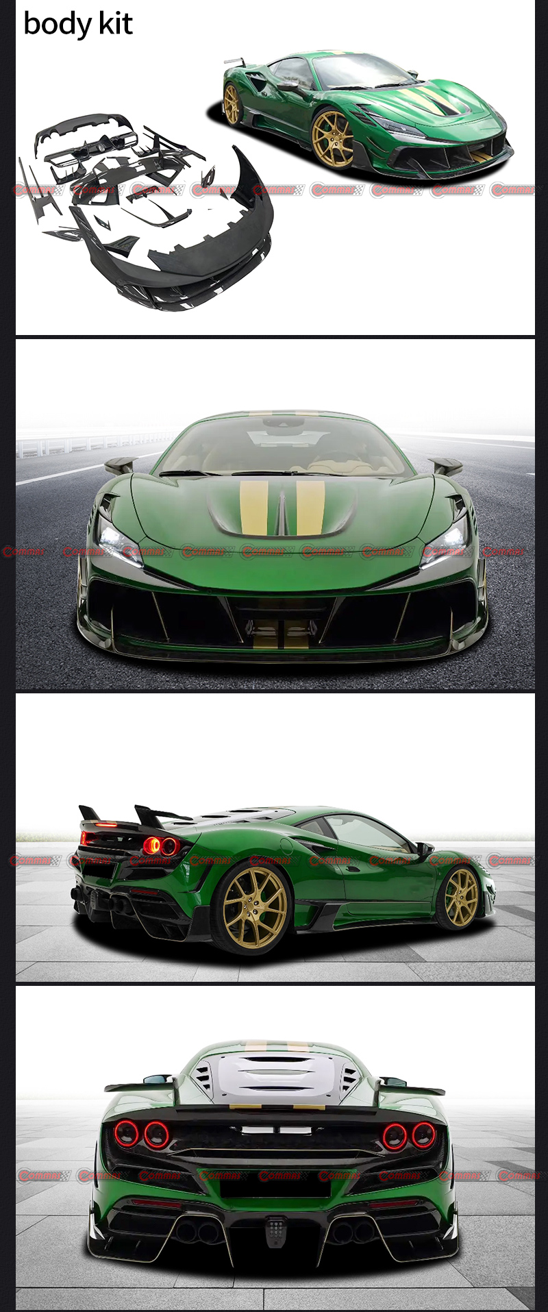 mansory Bodykit f&uuml;r Ferrari F8