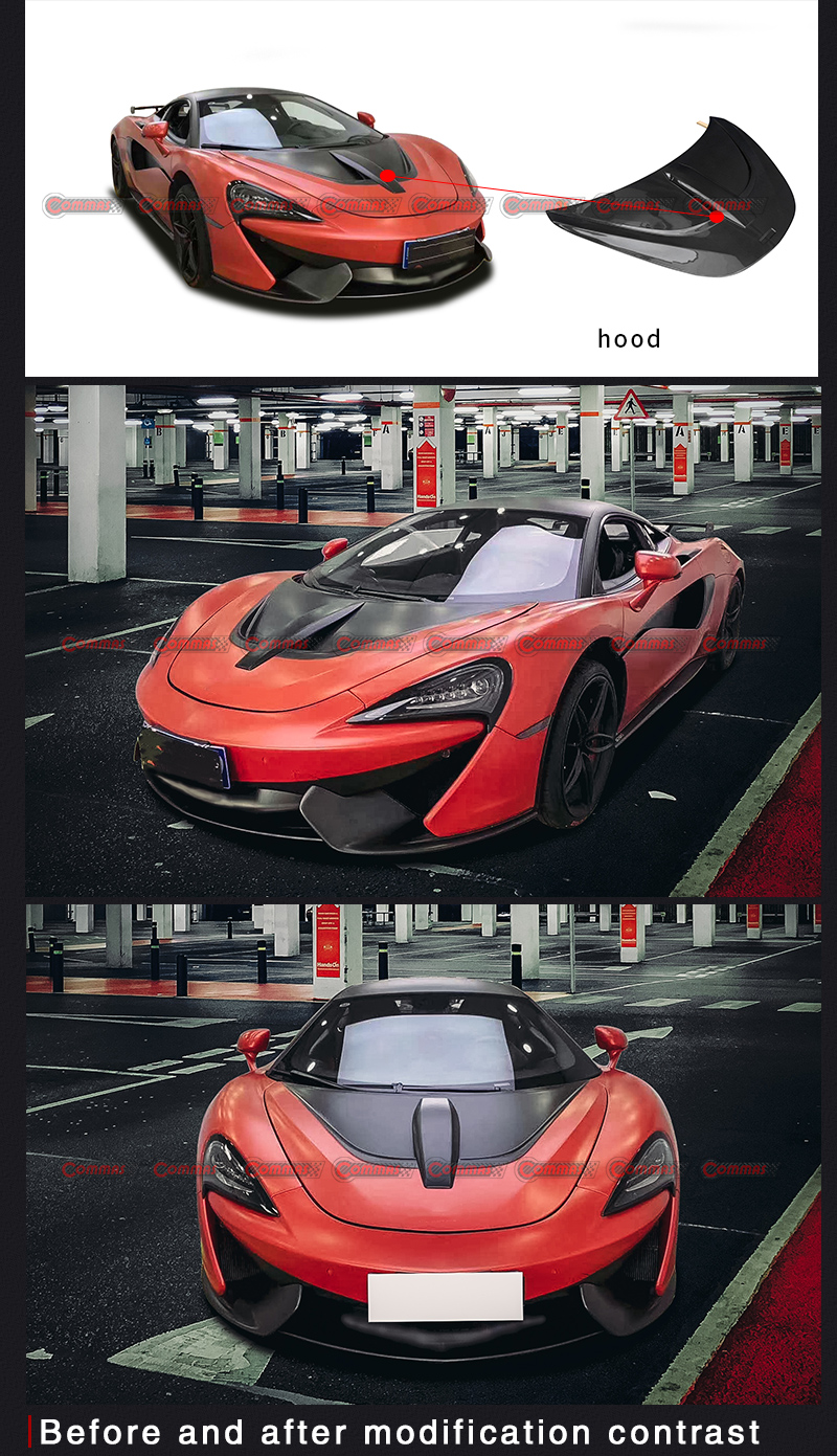 Novitec McLaren 540c Motorabdeckung