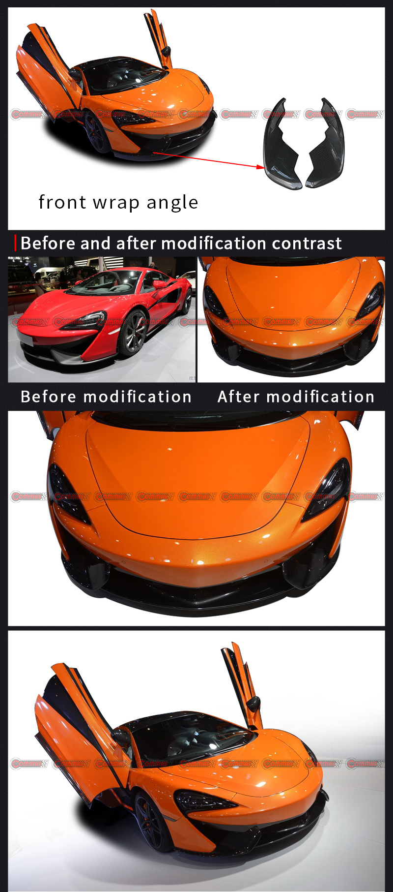 Umschlingungswinkel der vorderen Sto&szlig;stange