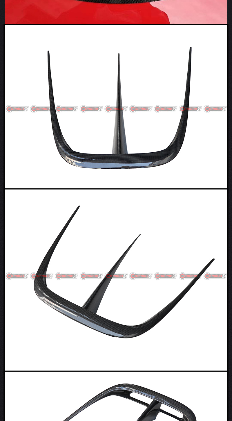 F8 Fiberglas-Luftauslass vorne auf der Motorhaube