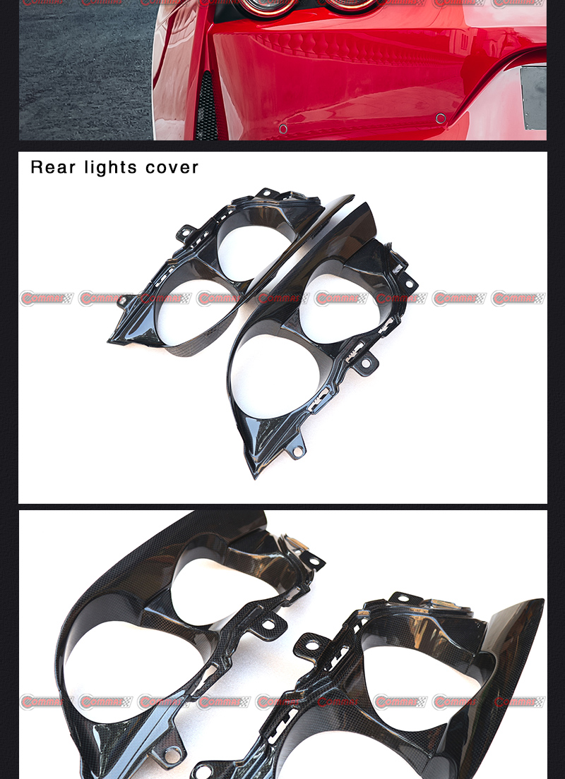 Ferrari 812 R&uuml;ckleuchtenabdeckung