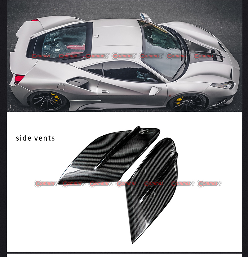 Ferrari 488 Seitenschlitze