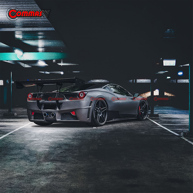 Heckspoiler aus Kohlefaser im SVR-Stil für Ferrari 458