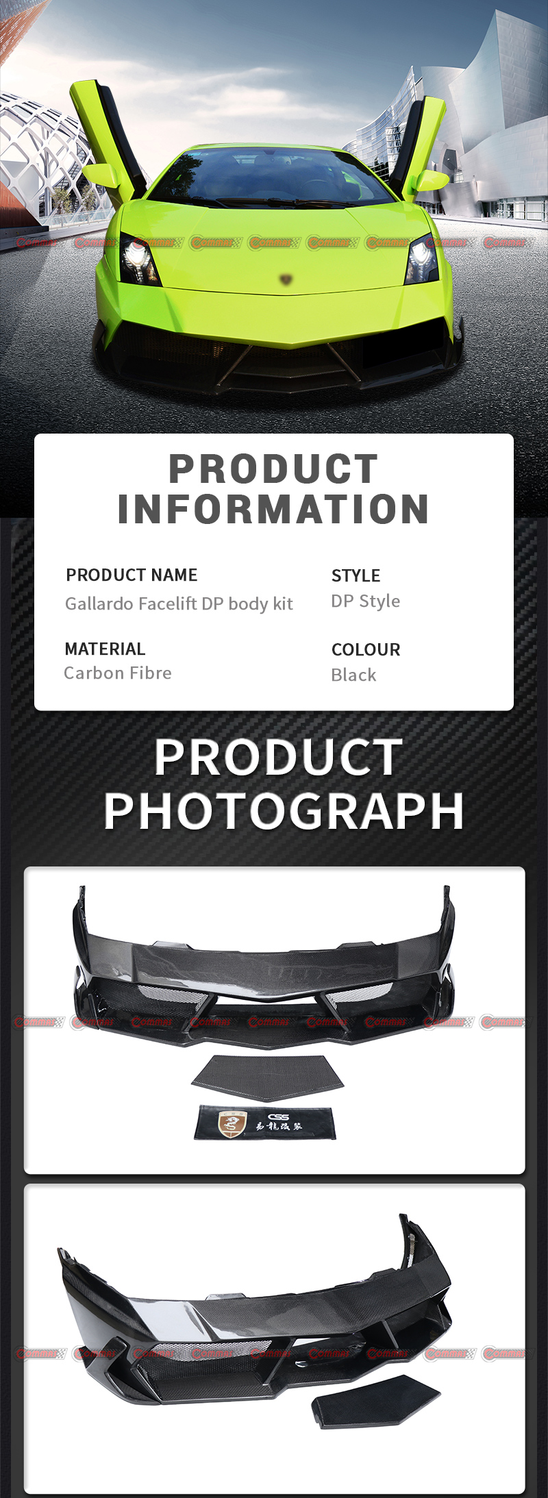 Bodykit im Lambroghini Gallardo DarwinPro-Stil