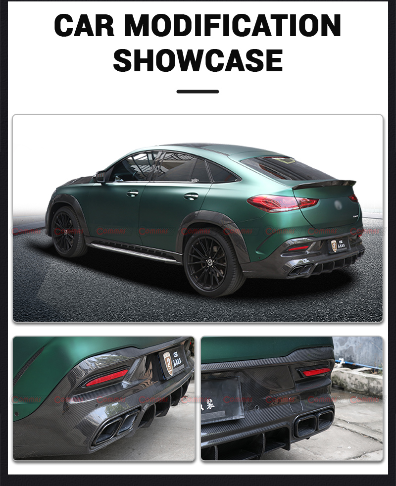 Topcar Heckdiffusor f&uuml;r Mercedes Benz Gle