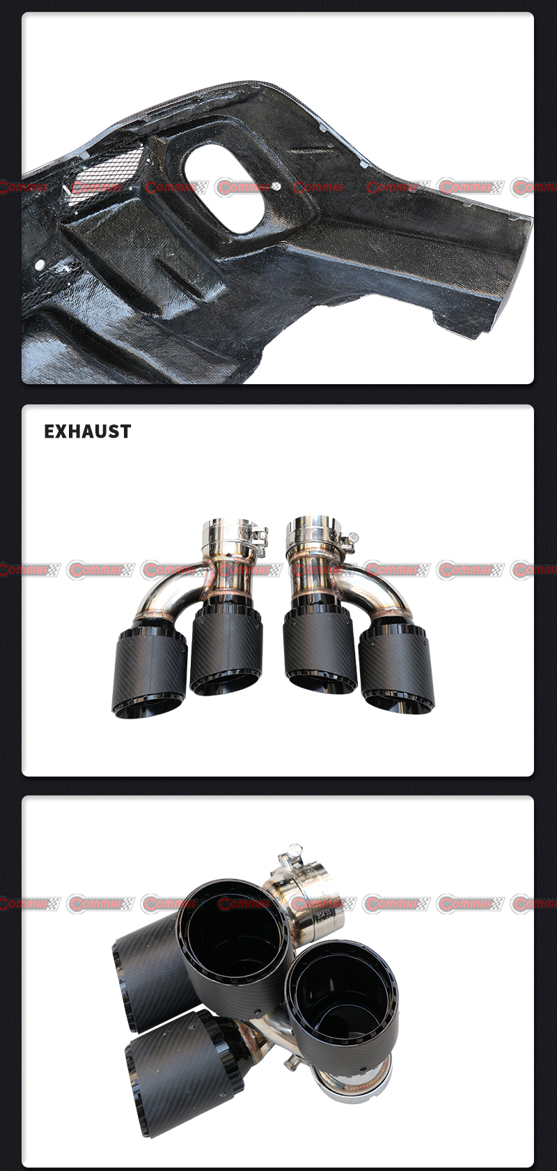 Mercedes Benz Gle Larte Heckdiffusor