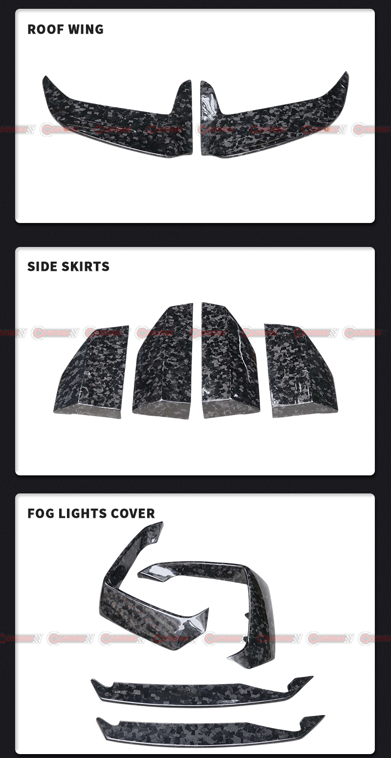 Audi RSQ8 Bodykit aus geschmiedetem Kohlefaser