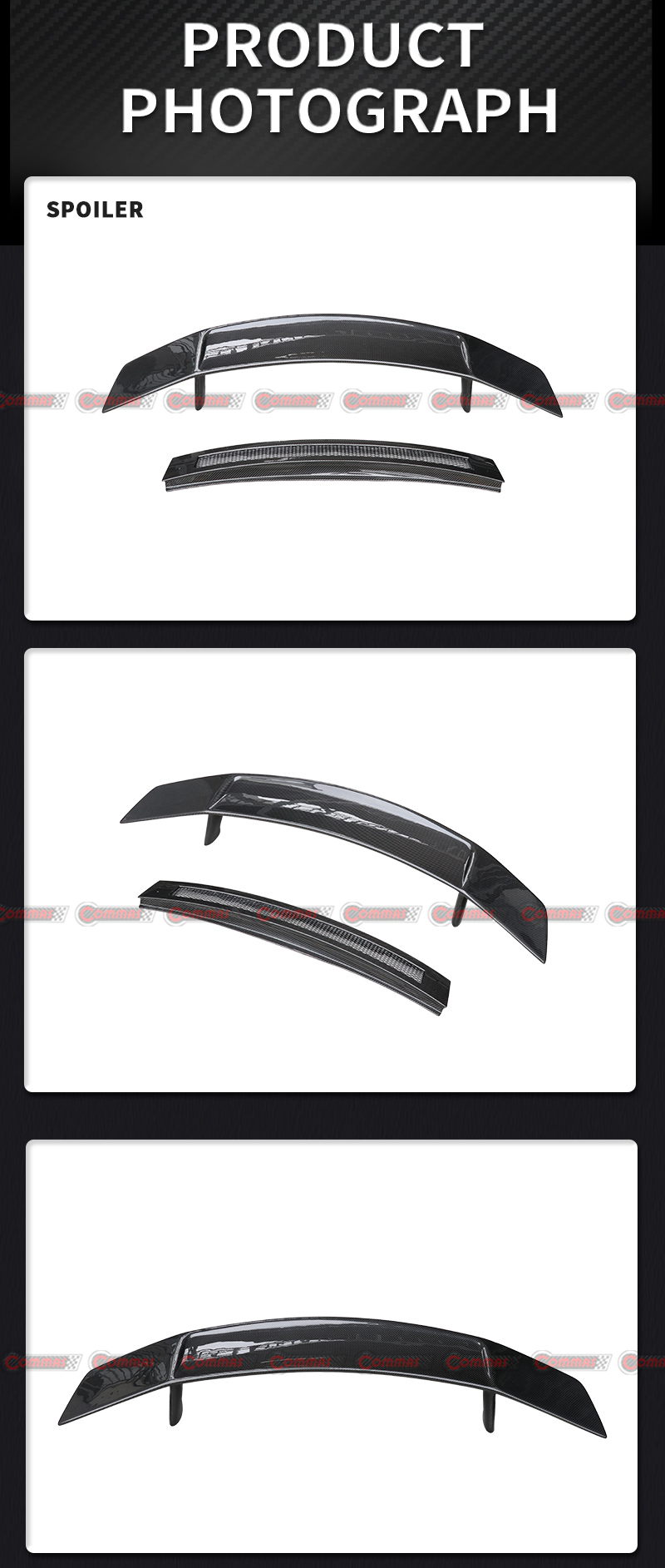 Audi R8 Heckfl&uuml;gel aus trockenem Carbon