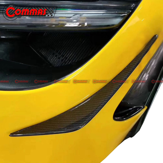 Carbon Frontstoßstange Canards Splitterflossen für Mclaren 720S