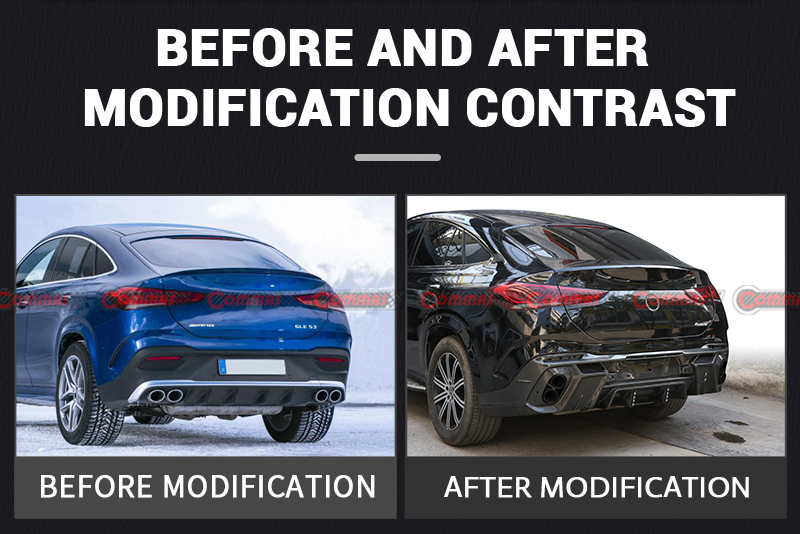 Mercedes Benz Gle Larte Heckdiffusor