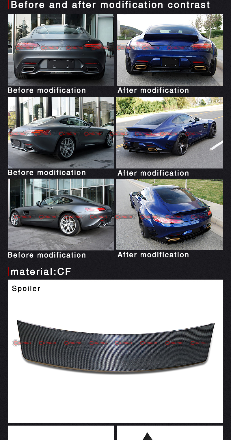 Heckspoiler im PD-Stil f&uuml;r Mercedes Benz AMG GT