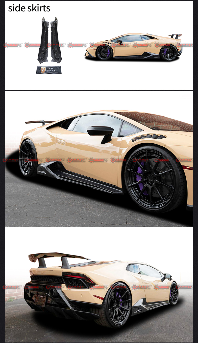 Lamborghini Huracan Carbonfaser-Seitenschweller