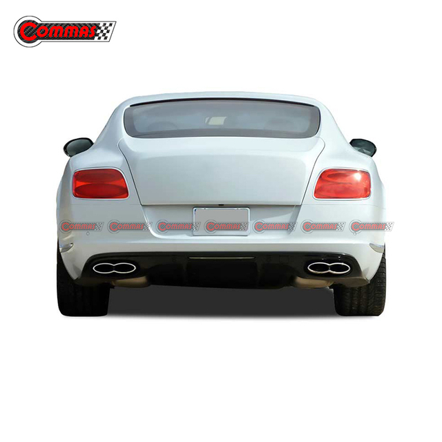 V8S Style Kohlefaser-Heckdiffusorlippe für Bentley Continental GT 2012–2014
