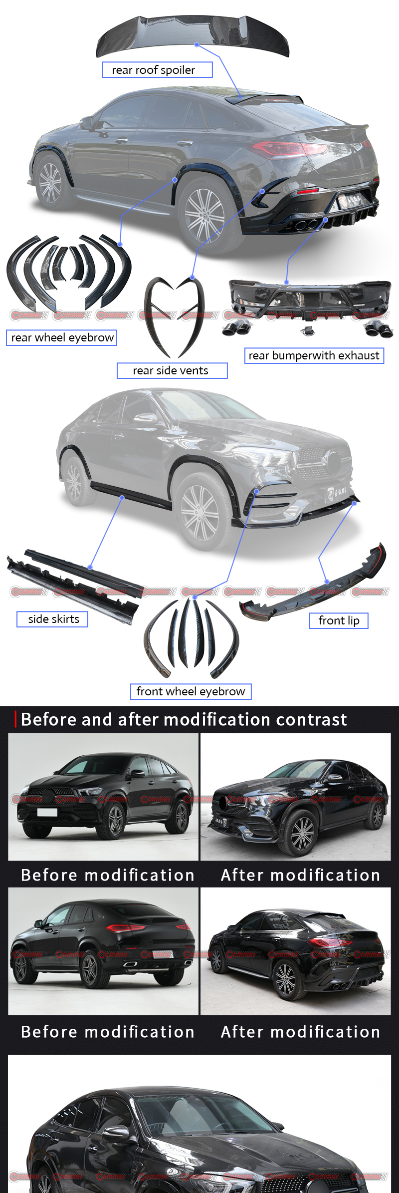 mansory bodykit mercedes benz gle