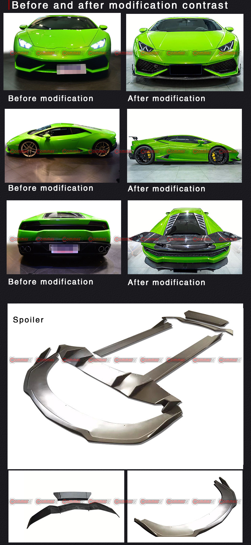 Lambroghini Huracan LP610 Bodykit