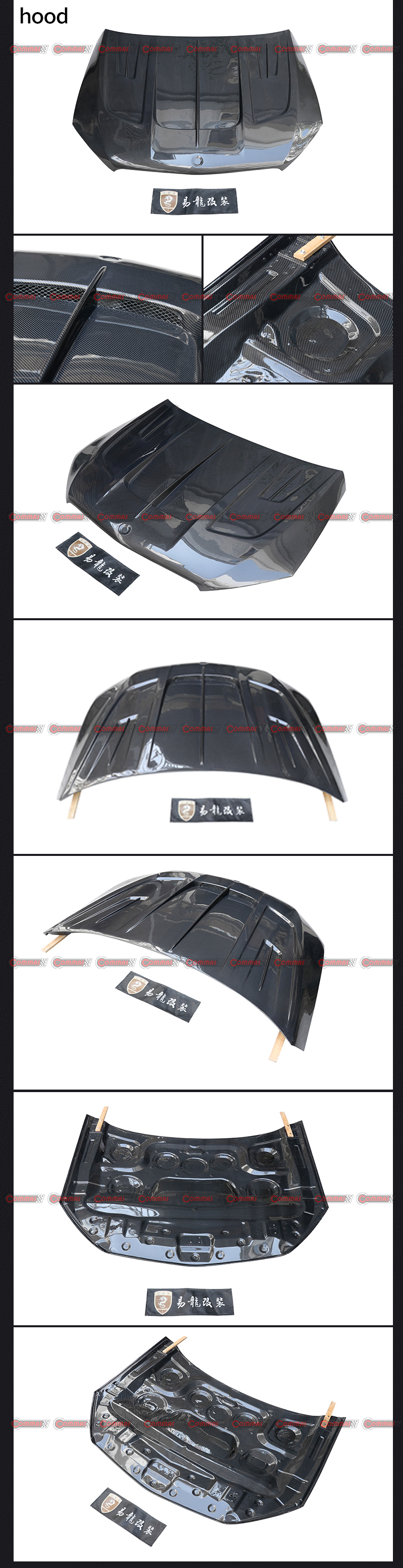 Motorabdeckung im Larte-Stil f&uuml;r Mercedes Benz Gle