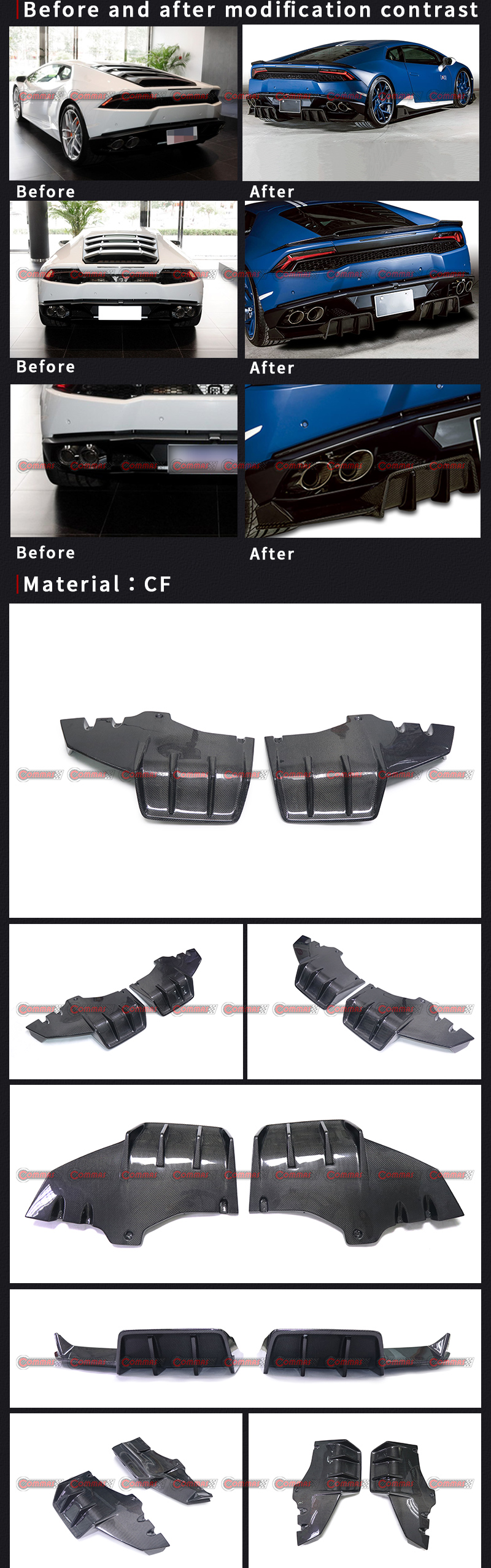 Rowen Hecksto&szlig;stange f&uuml;r Lambroghini Huracan