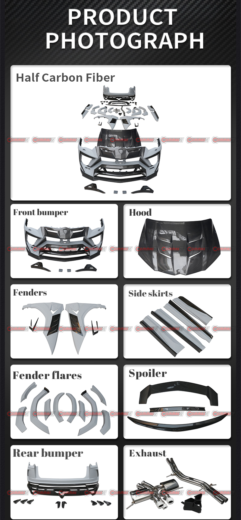 Lamborghini URUS Karbonfaser-Bodykit