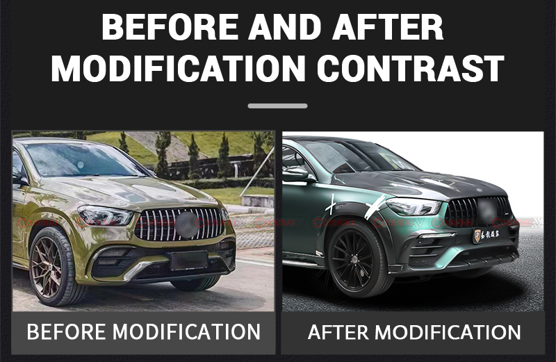 Frontsto&szlig;stange im Topcar-Stil f&uuml;r Mercedes Benz Gle